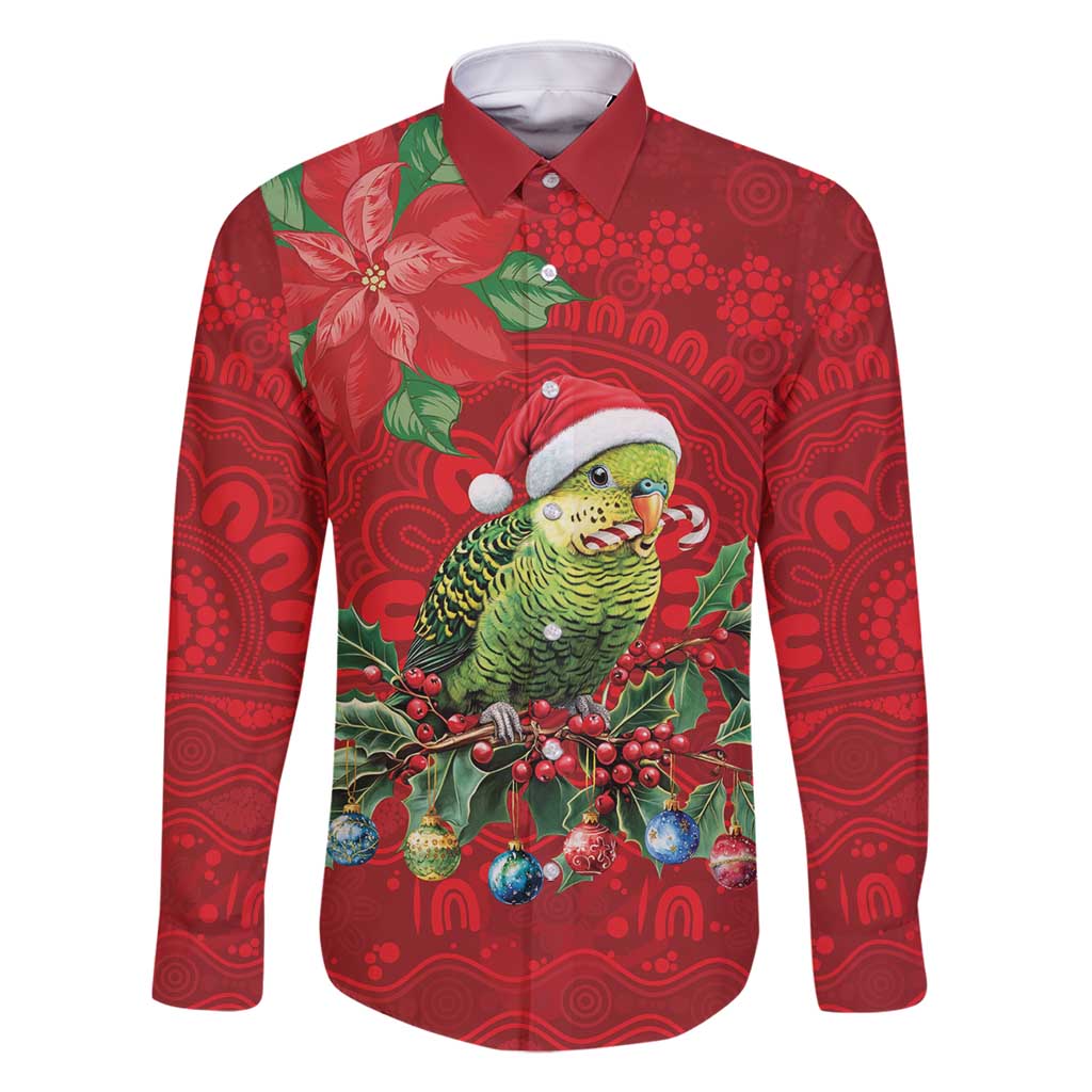 Aussie Green Budgerigar Family Matching Mermaid Dress and Hawaiian Shirt Aboriginal Inspired Christmas - Aussie Hoodie