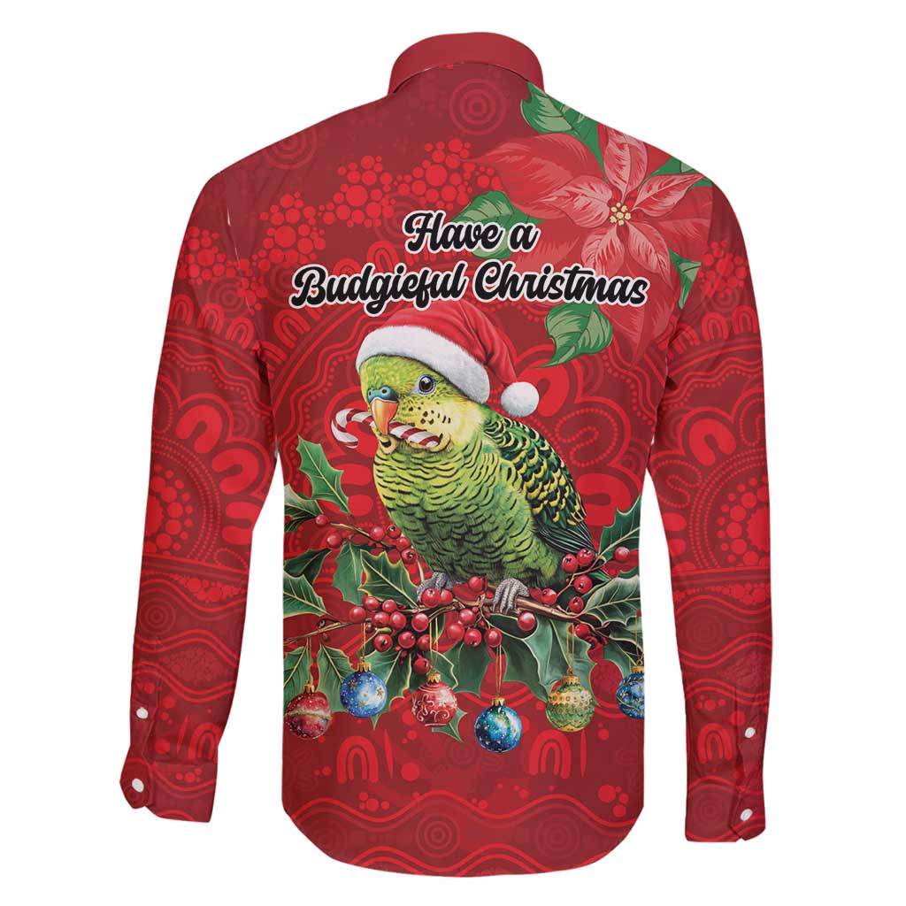 Aussie Green Budgerigar Family Matching Off Shoulder Short Dress and Hawaiian Shirt Aboriginal Inspired Christmas - Aussie Hoodie