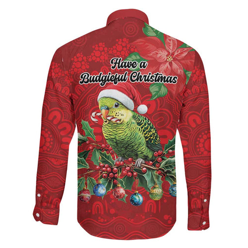 Aussie Green Budgerigar Family Matching Off Shoulder Short Dress and Hawaiian Shirt Aboriginal Inspired Christmas - Aussie Hoodie