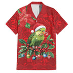 Aussie Green Budgerigar Family Matching Tank Maxi Dress and Hawaiian Shirt Aboriginal Inspired Christmas - Aussie Hoodie