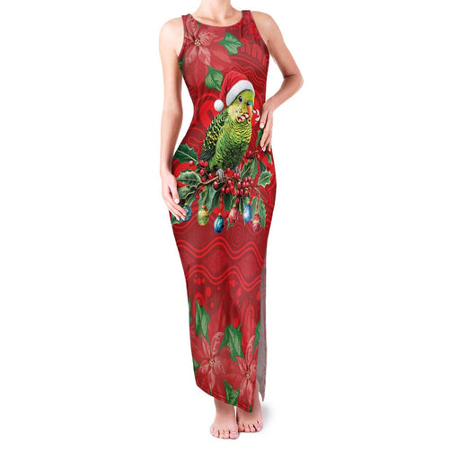 Aussie Green Budgerigar Family Matching Tank Maxi Dress and Hawaiian Shirt Aboriginal Inspired Christmas - Aussie Hoodie