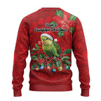 Aussie Green Budgerigar Ugly Christmas Sweater Aboriginal Inspired Christmas - Aussie Hoodie