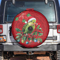 Aussie Green Budgerigar Spare Tire Cover Aboriginal Inspired Christmas - Aussie Hoodie