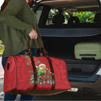 Aussie Green Budgerigar Travel Bag Aboriginal Inspired Christmas - Aussie Hoodie