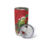 Aussie Green Budgerigar Tumbler Cup Aboriginal Inspired Christmas - Aussie Hoodie