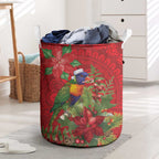 Aussie Rainbow lorikeet Laundry Basket Aboriginal Inspired Christmas - Aussie Hoodie