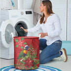 Aussie Rainbow lorikeet Laundry Basket Aboriginal Inspired Christmas - Aussie Hoodie