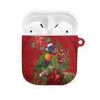Aussie Rainbow lorikeet AirPods Case Aboriginal Inspired Christmas - Aussie Hoodie