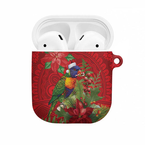 Aussie Rainbow lorikeet AirPods Case Aboriginal Inspired Christmas - Aussie Hoodie