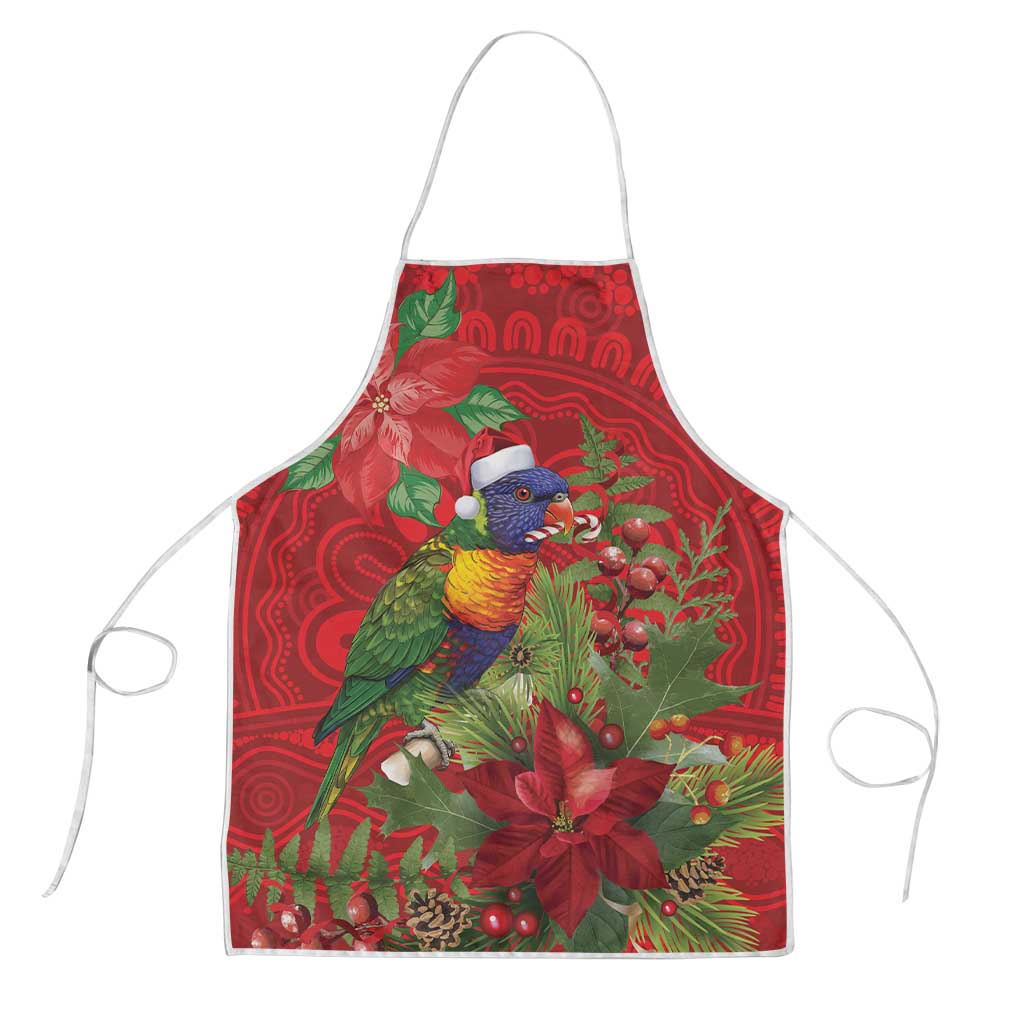 Aussie Rainbow lorikeet Apron Aboriginal Inspired Christmas - Aussie Hoodie