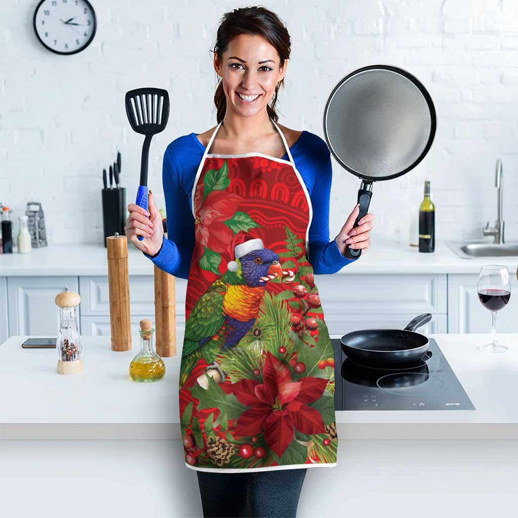Aussie Rainbow lorikeet Apron Aboriginal Inspired Christmas - Aussie Hoodie
