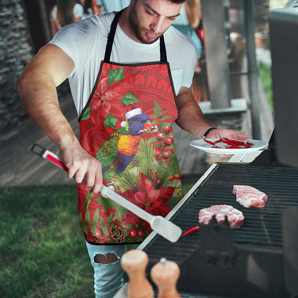 Aussie Rainbow lorikeet Apron Aboriginal Inspired Christmas - Aussie Hoodie