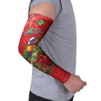 Aussie Rainbow lorikeet Arm Sleeves Aboriginal Inspired Christmas - Aussie Hoodie