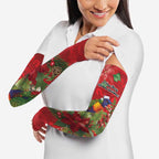 Aussie Rainbow lorikeet Arm Sleeves Aboriginal Inspired Christmas - Aussie Hoodie