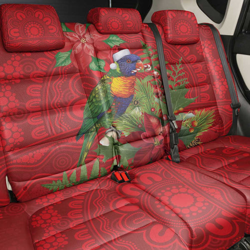 Aussie Rainbow lorikeet Back Car Seat Cover Aboriginal Inspired Christmas - Aussie Hoodie