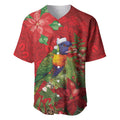Aussie Rainbow lorikeet Baseball Jersey Aboriginal Inspired Christmas - Aussie Hoodie