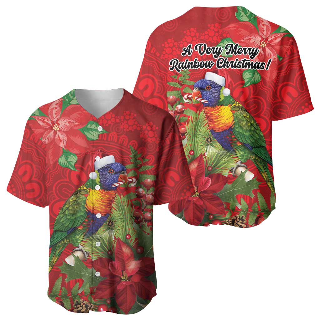 Aussie Rainbow lorikeet Baseball Jersey Aboriginal Inspired Christmas - Aussie Hoodie
