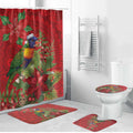 Aussie Rainbow lorikeet Bathroom Set Aboriginal Inspired Christmas - Aussie Hoodie