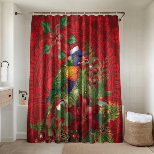 Aussie Rainbow lorikeet Bathroom Set Aboriginal Inspired Christmas - Aussie Hoodie