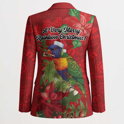 Aussie Rainbow lorikeet Blazer Aboriginal Inspired Christmas - Aussie Hoodie