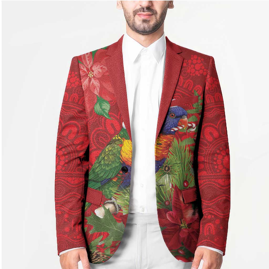 Aussie Rainbow lorikeet Blazer Aboriginal Inspired Christmas - Aussie Hoodie