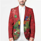 Aussie Rainbow lorikeet Blazer Aboriginal Inspired Christmas - Aussie Hoodie