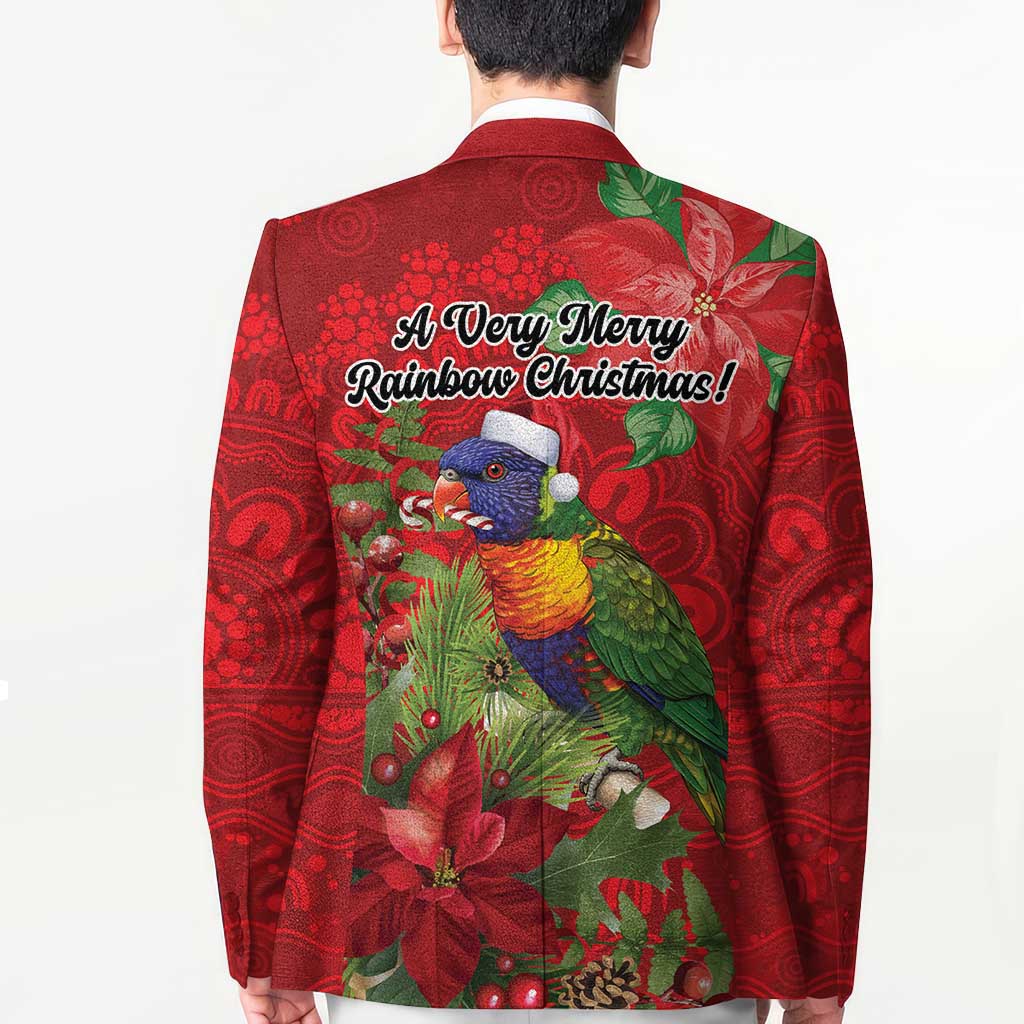 Aussie Rainbow lorikeet Blazer Aboriginal Inspired Christmas - Aussie Hoodie