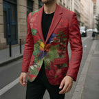 Aussie Rainbow lorikeet Blazer Aboriginal Inspired Christmas - Aussie Hoodie