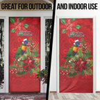 Aussie Rainbow lorikeet Door Cover Aboriginal Inspired Christmas - Aussie Hoodie