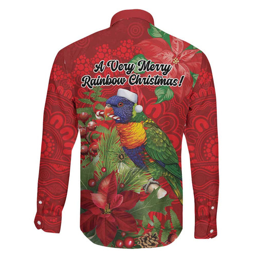 Aussie Rainbow lorikeet Family Matching Mermaid Dress and Hawaiian Shirt Aboriginal Inspired Christmas - Aussie Hoodie
