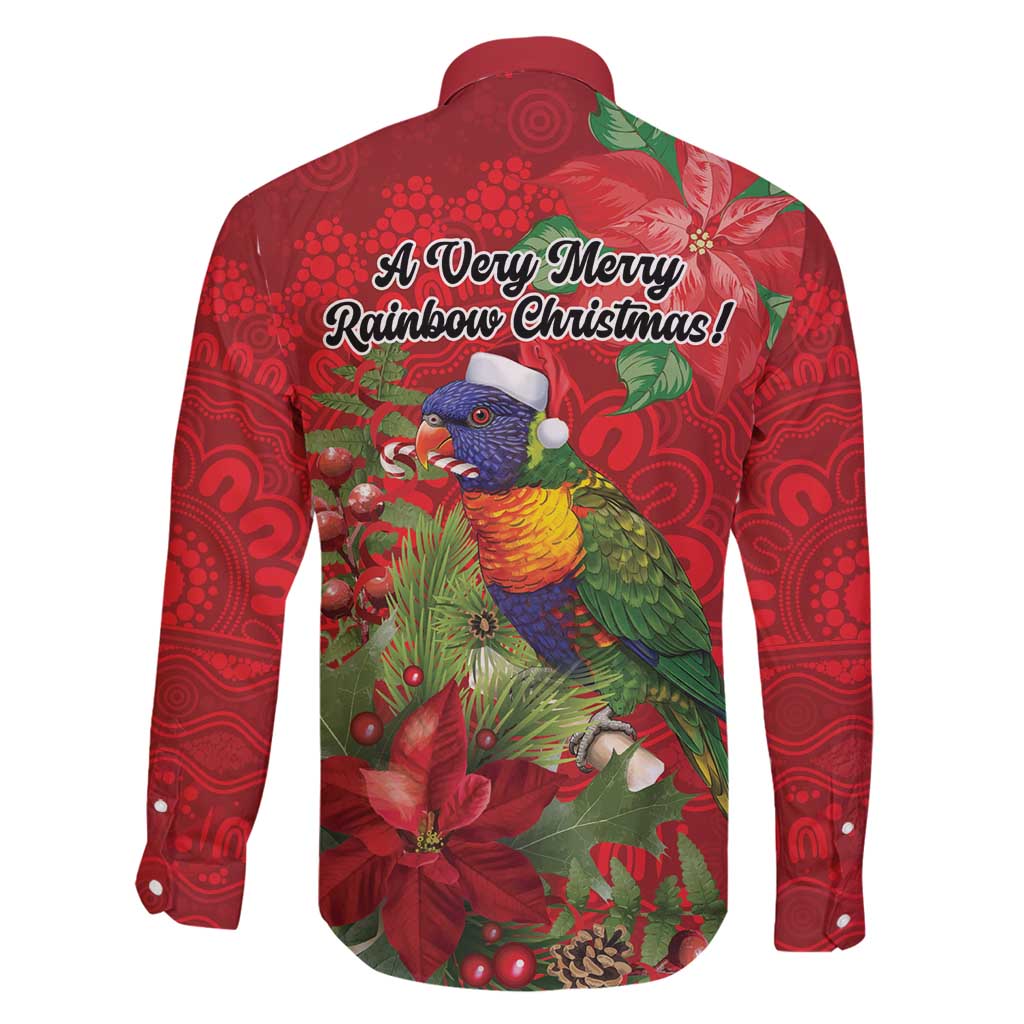 Aussie Rainbow lorikeet Family Matching Off Shoulder Short Dress and Hawaiian Shirt Aboriginal Inspired Christmas - Aussie Hoodie