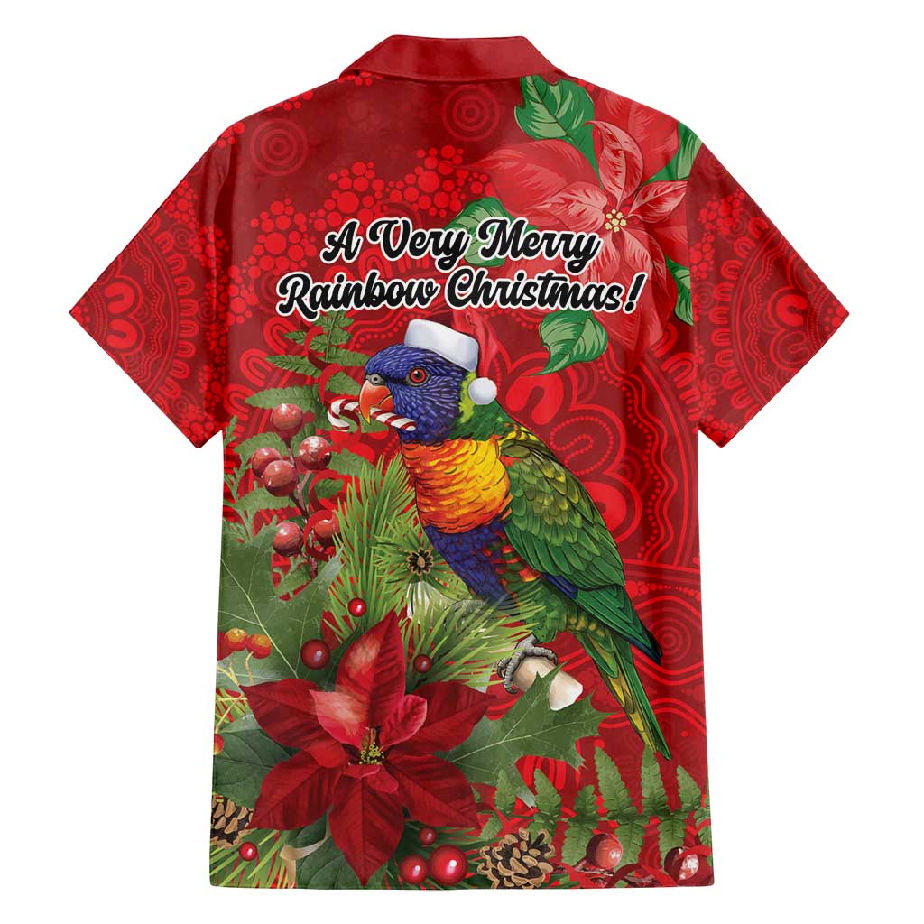 Aussie Rainbow lorikeet Family Matching Puletasi and Hawaiian Shirt Aboriginal Inspired Christmas - Aussie Hoodie