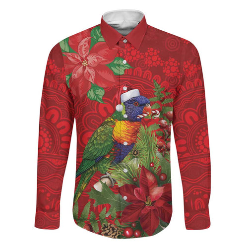 Aussie Rainbow lorikeet Family Matching Tank Maxi Dress and Hawaiian Shirt Aboriginal Inspired Christmas - Aussie Hoodie