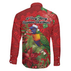 Aussie Rainbow lorikeet Family Matching Tank Maxi Dress and Hawaiian Shirt Aboriginal Inspired Christmas - Aussie Hoodie