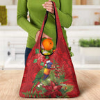 Aussie Rainbow lorikeet Grocery Bag Aboriginal Inspired Christmas - Aussie Hoodie