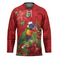 Aussie Rainbow lorikeet Hockey Jersey Aboriginal Inspired Christmas - Aussie Hoodie