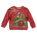 Aussie Rainbow lorikeet Kid Ugly Christmas Sweater Aboriginal Inspired Christmas - Aussie Hoodie