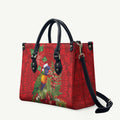 Aussie Rainbow lorikeet Leather Bag Aboriginal Inspired Christmas - Aussie Hoodie