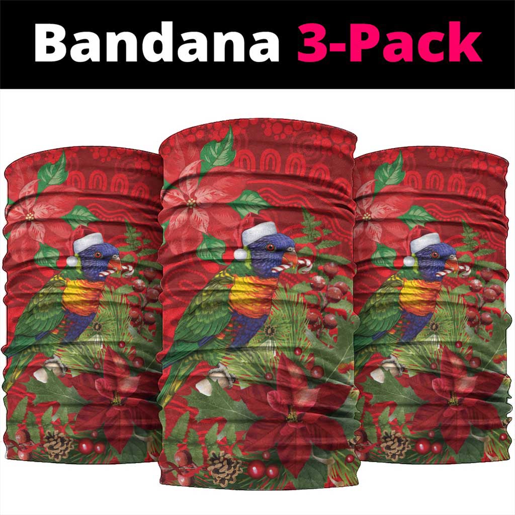Aussie Rainbow lorikeet Neck Gaiter Aboriginal Inspired Christmas - Aussie Hoodie