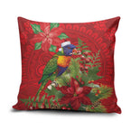 Aussie Rainbow lorikeet Pillow Cover Aboriginal Inspired Christmas - Aussie Hoodie