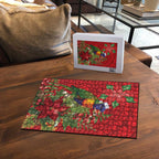 Aussie Rainbow lorikeet Puzzle Aboriginal Inspired Christmas - Aussie Hoodie