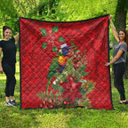 Aussie Rainbow lorikeet Quilt Aboriginal Inspired Christmas - Aussie Hoodie