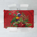 Aussie Rainbow lorikeet Tablecloth Aboriginal Inspired Christmas - Aussie Hoodie