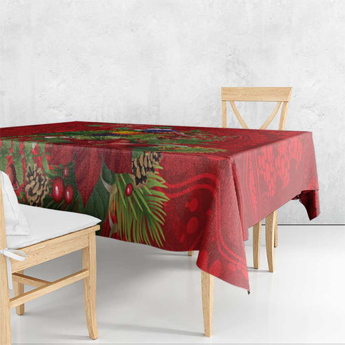 Aussie Rainbow lorikeet Tablecloth Aboriginal Inspired Christmas - Aussie Hoodie
