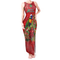 Aussie Rainbow lorikeet Tank Maxi Dress Aboriginal Inspired Christmas - Aussie Hoodie