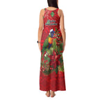 Aussie Rainbow lorikeet Tank Maxi Dress Aboriginal Inspired Christmas - Aussie Hoodie