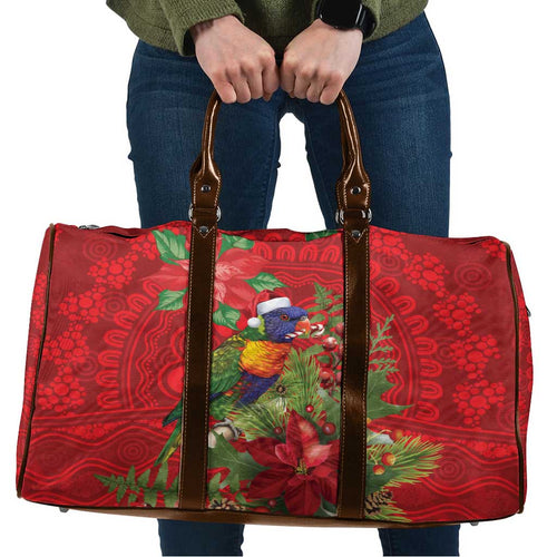 Aussie Rainbow lorikeet Travel Bag Aboriginal Inspired Christmas - Aussie Hoodie