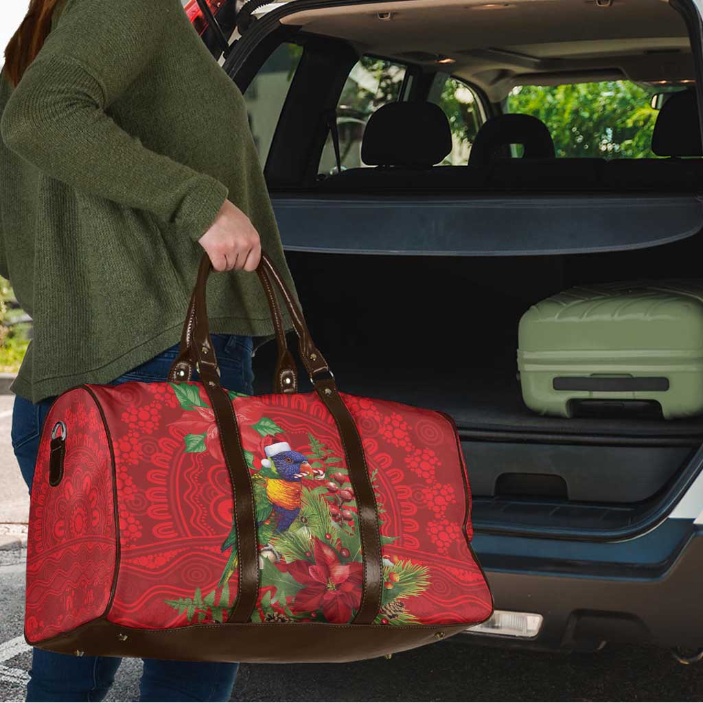 Aussie Rainbow lorikeet Travel Bag Aboriginal Inspired Christmas - Aussie Hoodie