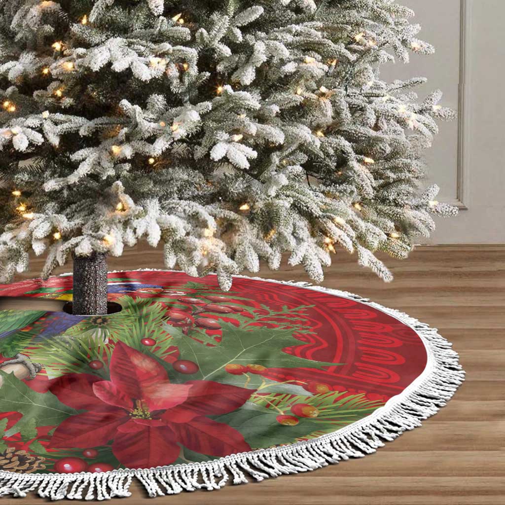 Aussie Rainbow lorikeet Tree Skirt Aboriginal Inspired Christmas - Aussie Hoodie