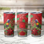 Aussie Rainbow lorikeet Tumbler Cup Aboriginal Inspired Christmas - Aussie Hoodie